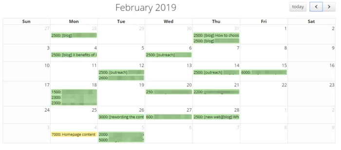 monthly-posting-schedule-seo-case-study